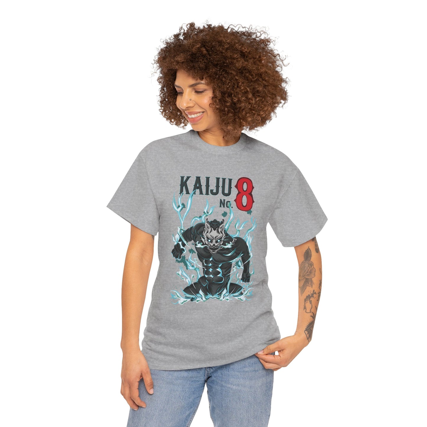 Infernal Surge Unisex Heavy Cotton T-Shirt | Kaiju No. 8 Anime Tee