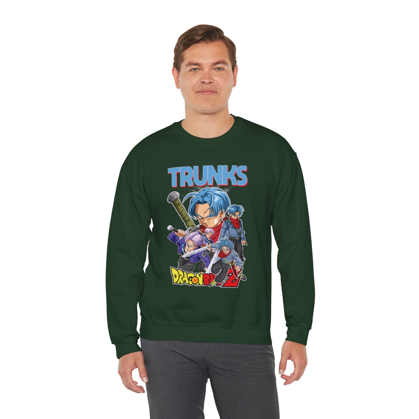 Trunks “Time Warrior” Unisex Heavy Crewneck | Dragon Ball Z Streetwear Sweatshirt