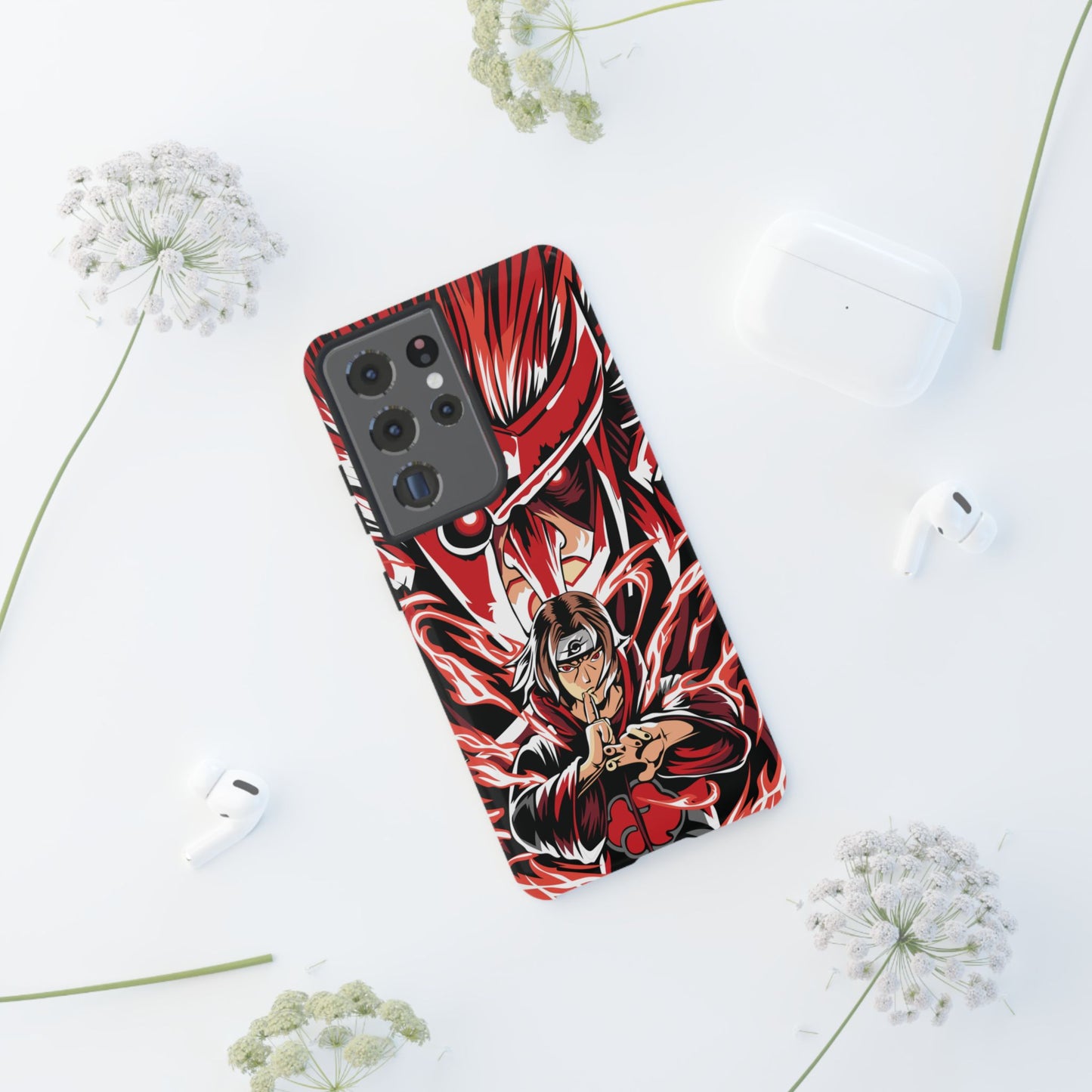 Itachi Flame Susanoo Double Layered Phone Case