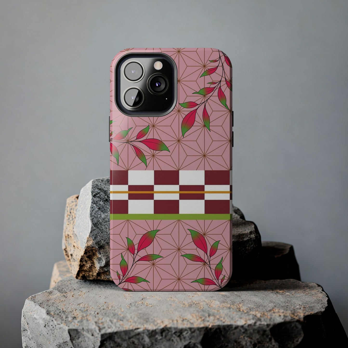 Demon Flower Haori Double Layered Phone Case