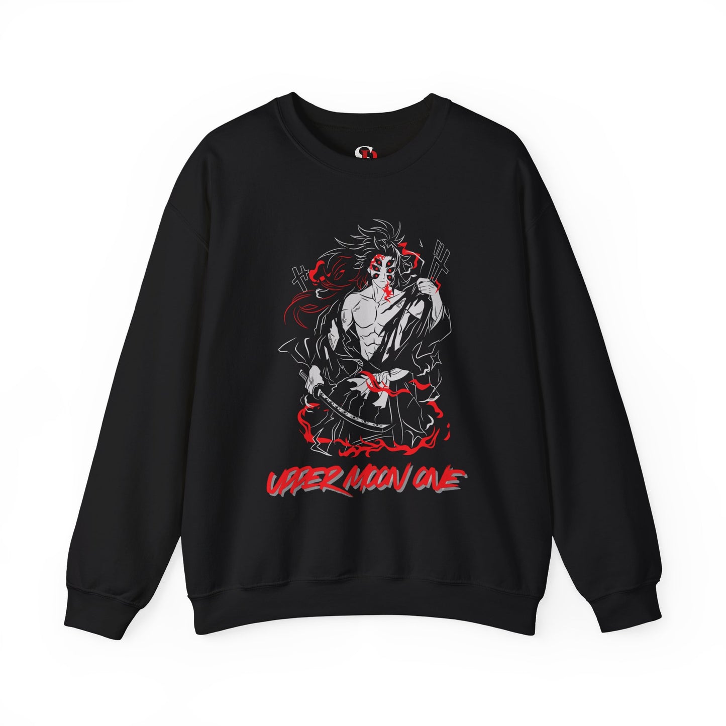 Kokushibo Crimson Aura Sweatshirt | Upper Moon One Demon Slayer Crewneck