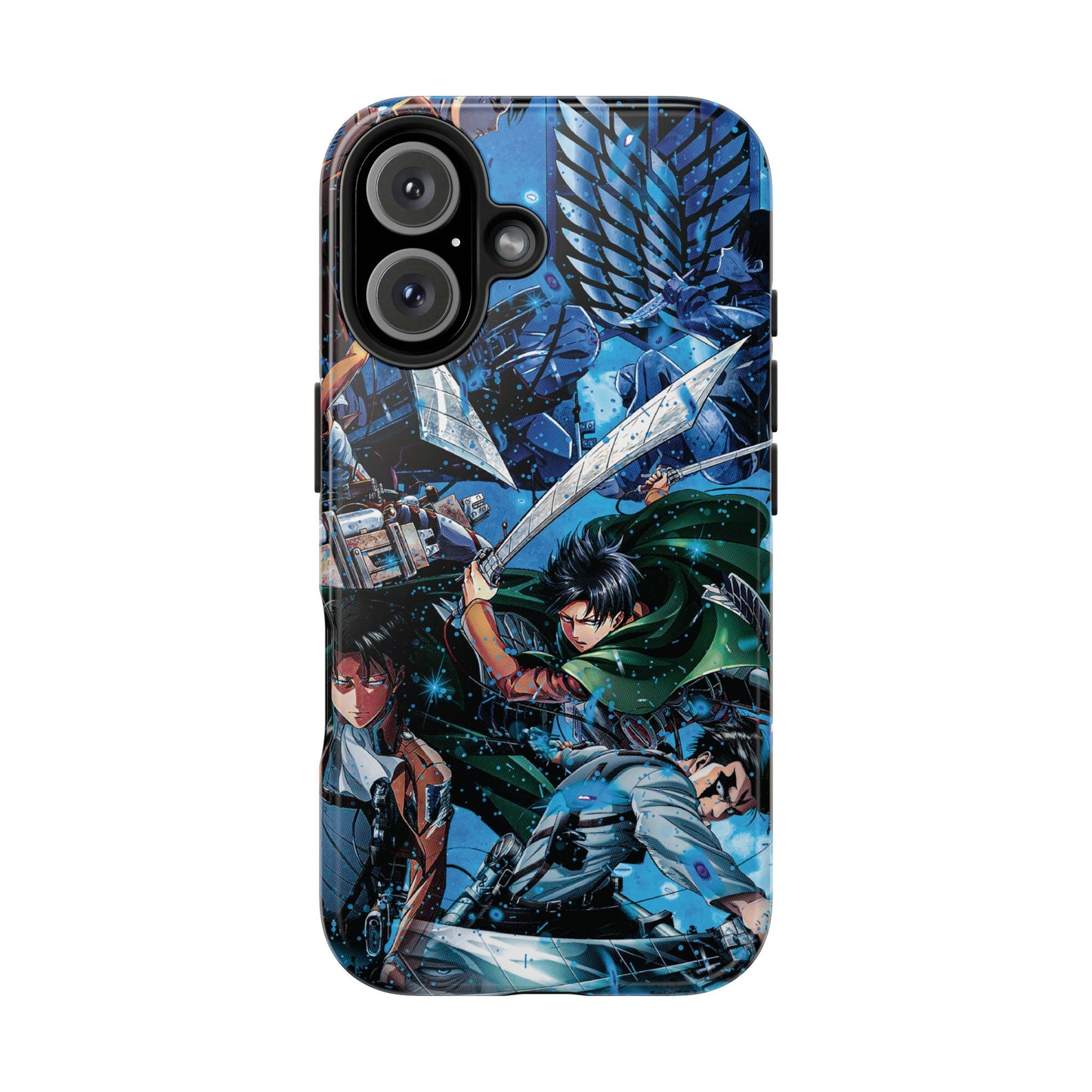 Levi Ackerman Double Layered Phone Case | Attack on Titan-Inspired Protective Anime Case