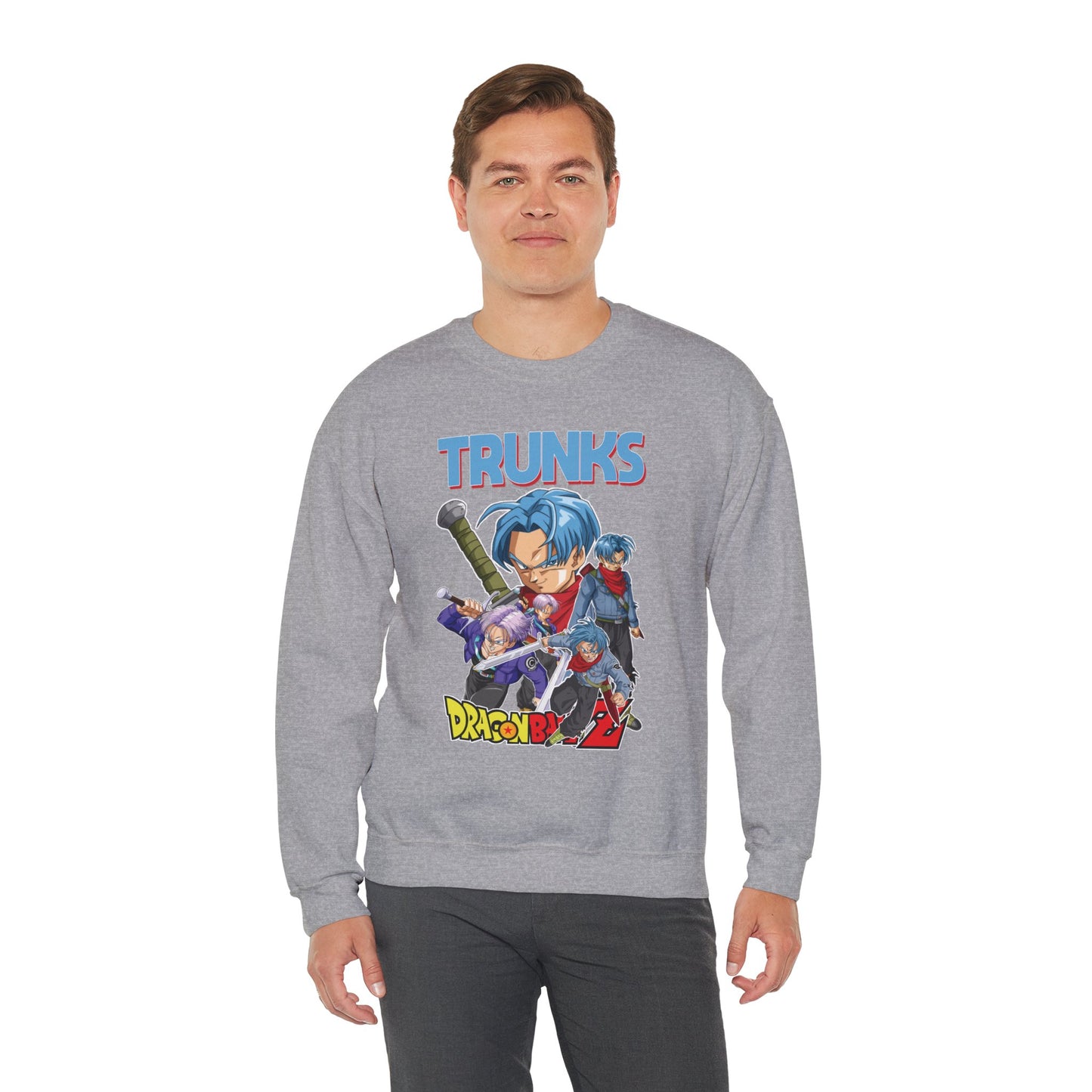 Trunks “Time Warrior” Unisex Heavy Crewneck | Dragon Ball Z Streetwear Sweatshirt