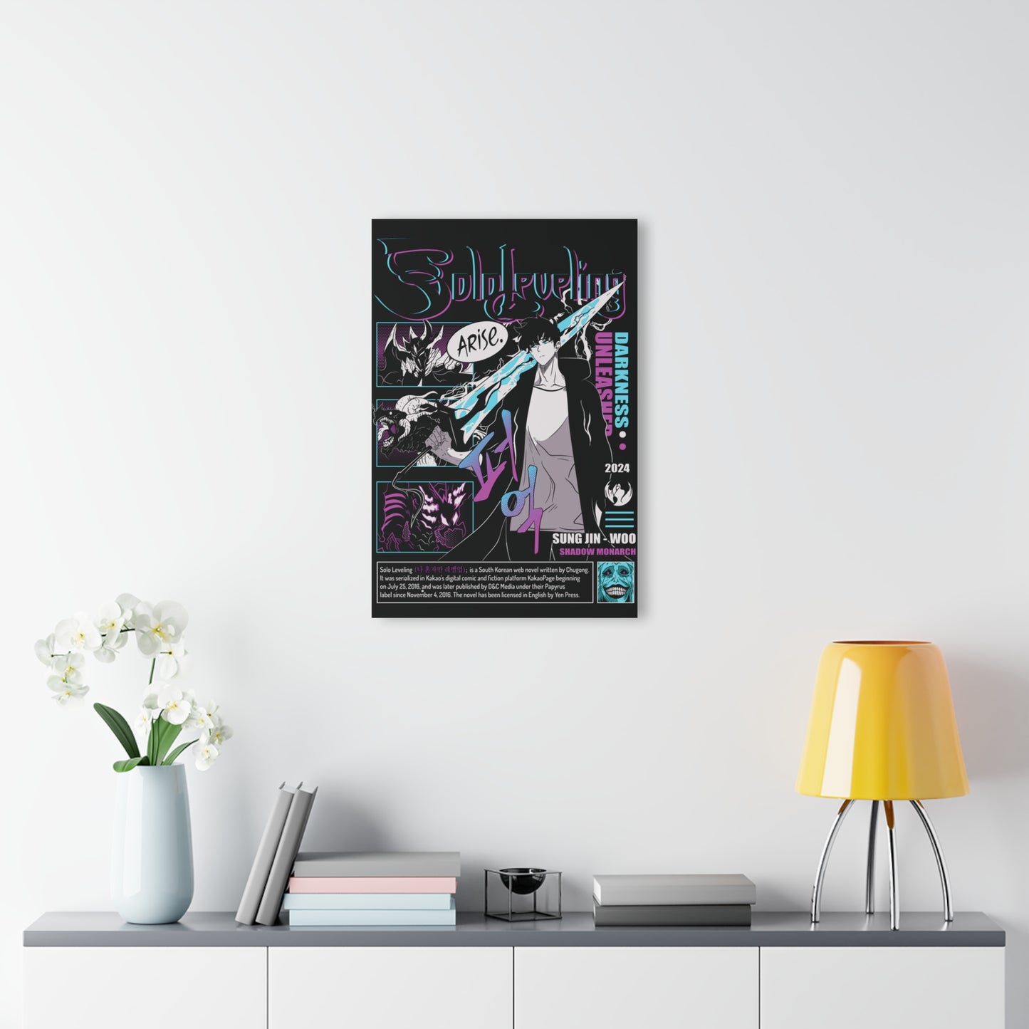 Solo Leveling Darkness Unleashed Acrylic Print