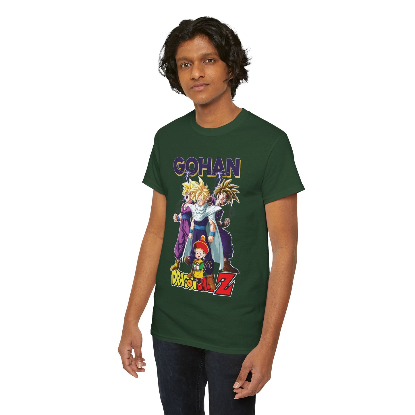 Gohan “Legacy of Z” Unisex Heavy Cotton T-Shirt | Dragon Ball Z Streetwear Tee