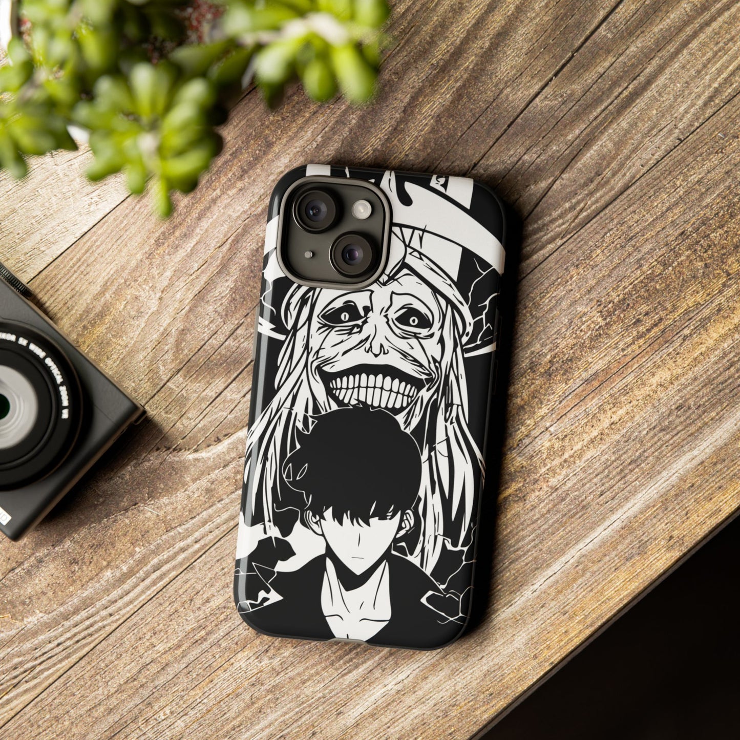 Sung Jinwoo vs Statue of God III Double Layered Phone Case