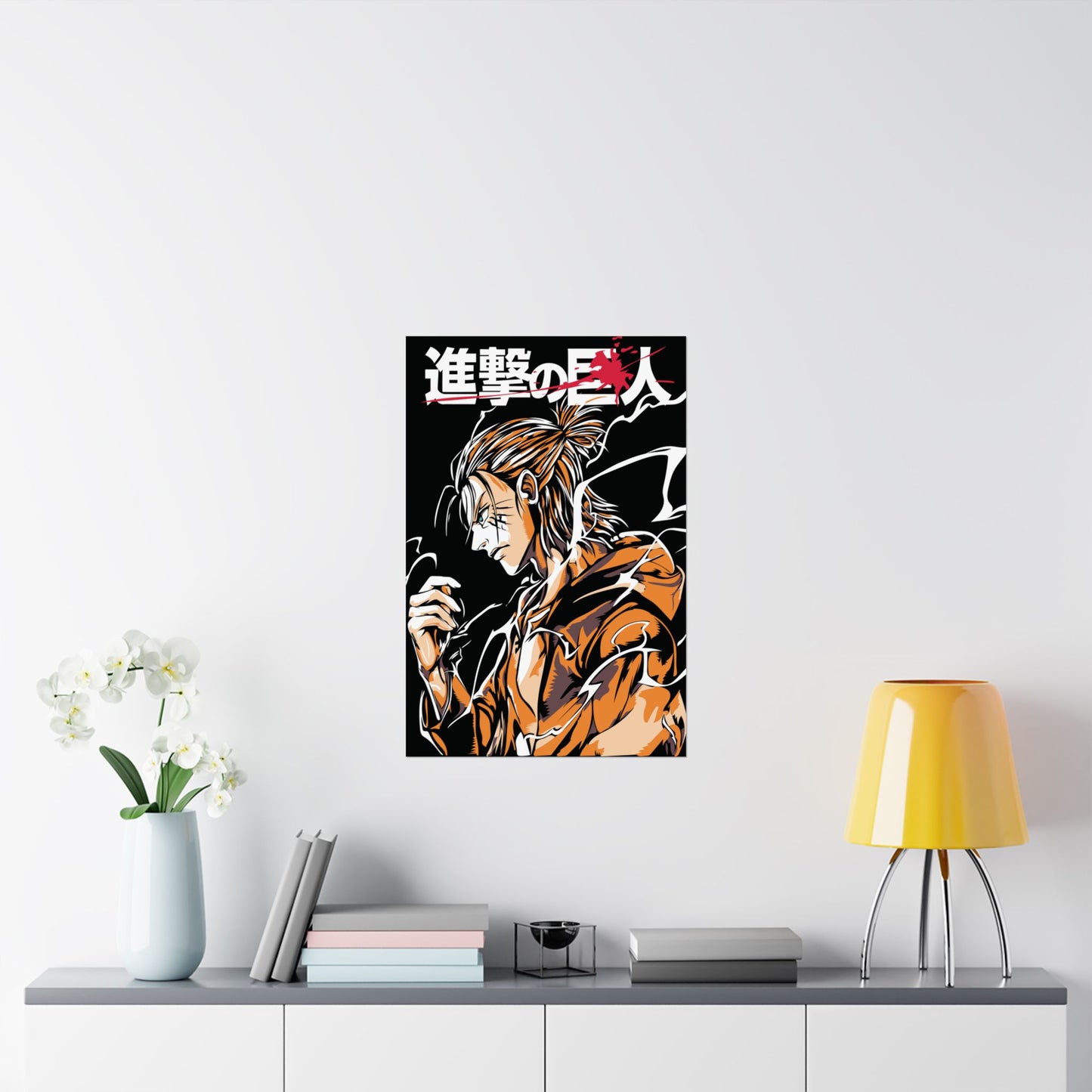 Eren Yeager Matte Vertical Poster | Attack on Titan Anime Wall Art