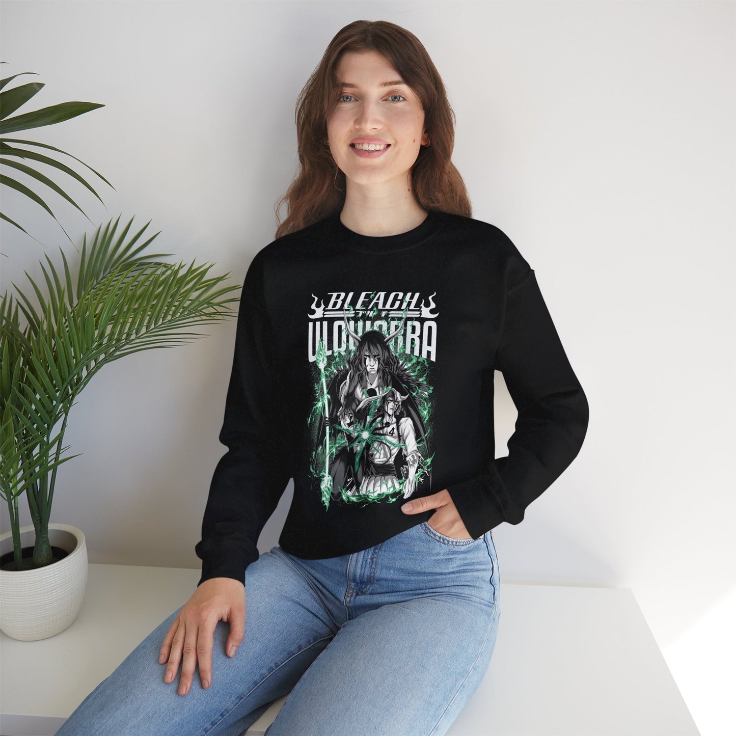 Ulquiorra Cifer Unisex Heavy Blend Crewneck Sweatshirt | Bleach Anime Streetwear