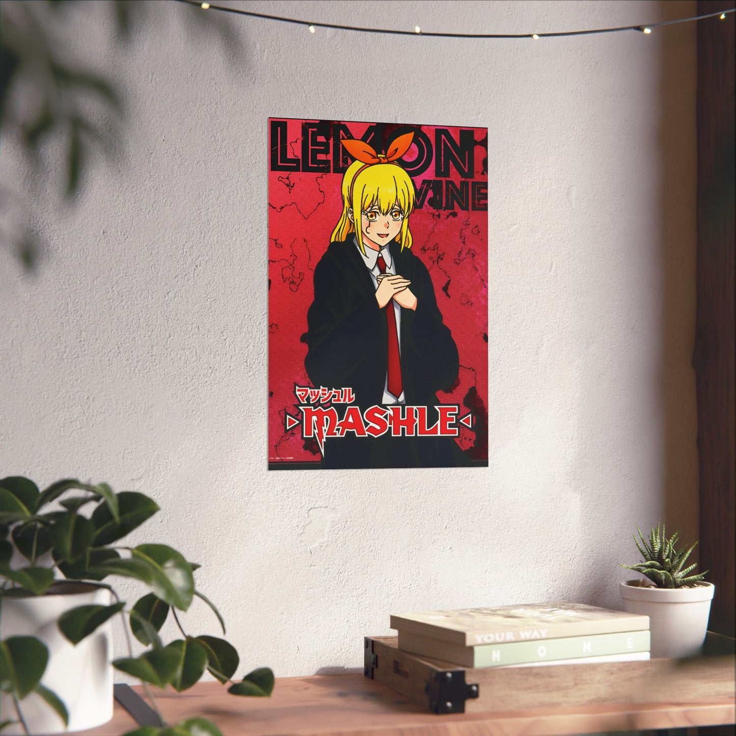 Lemon Irvine Matte Vertical Poster | Mashle: Magic and Muscles Anime Wall Art