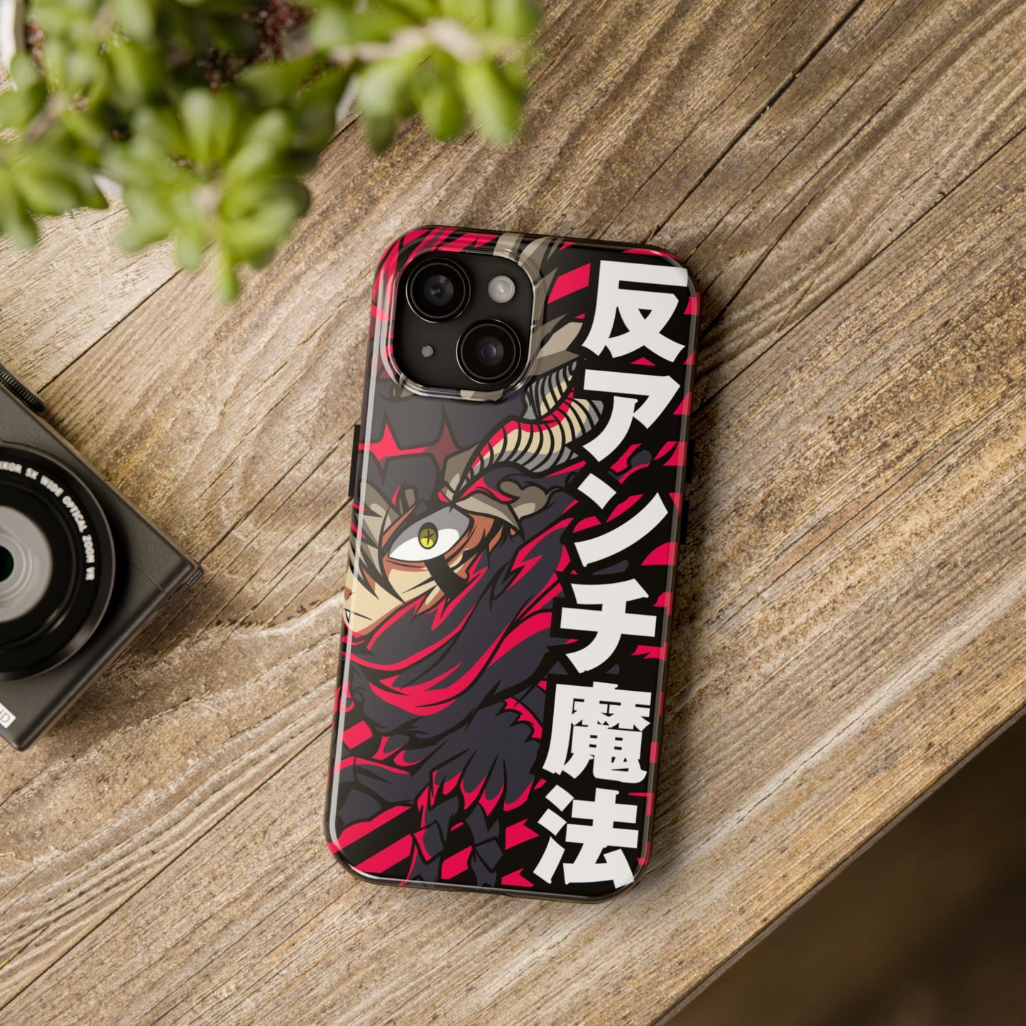 Asta Anti-Magic Double Layered Phone Case | Black Clover-Inspired Protective Anime Case for iPhone & Samsung