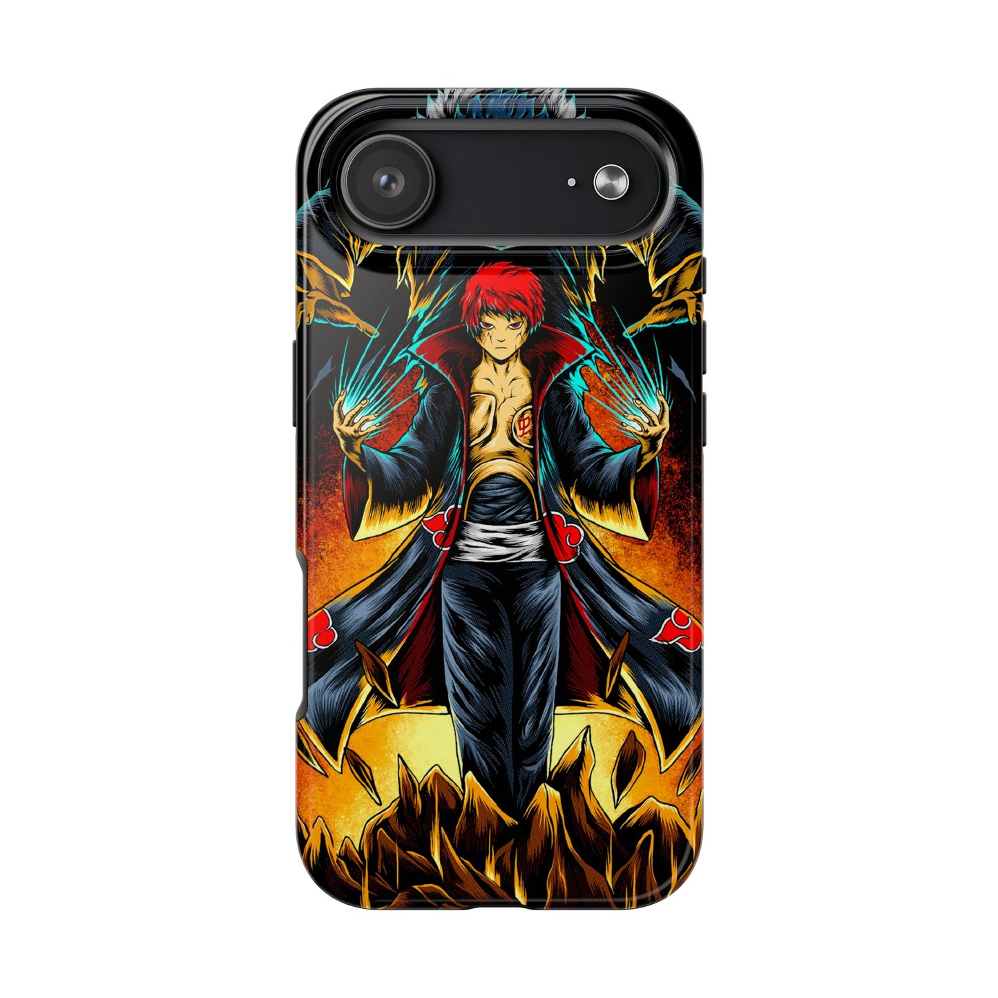 Puppet Master Sasori Phone Case | Akatsuki Anime-Inspired Protective Case | Red Sand Villain iPhone & Samsung Cover | Otaku Manga Case