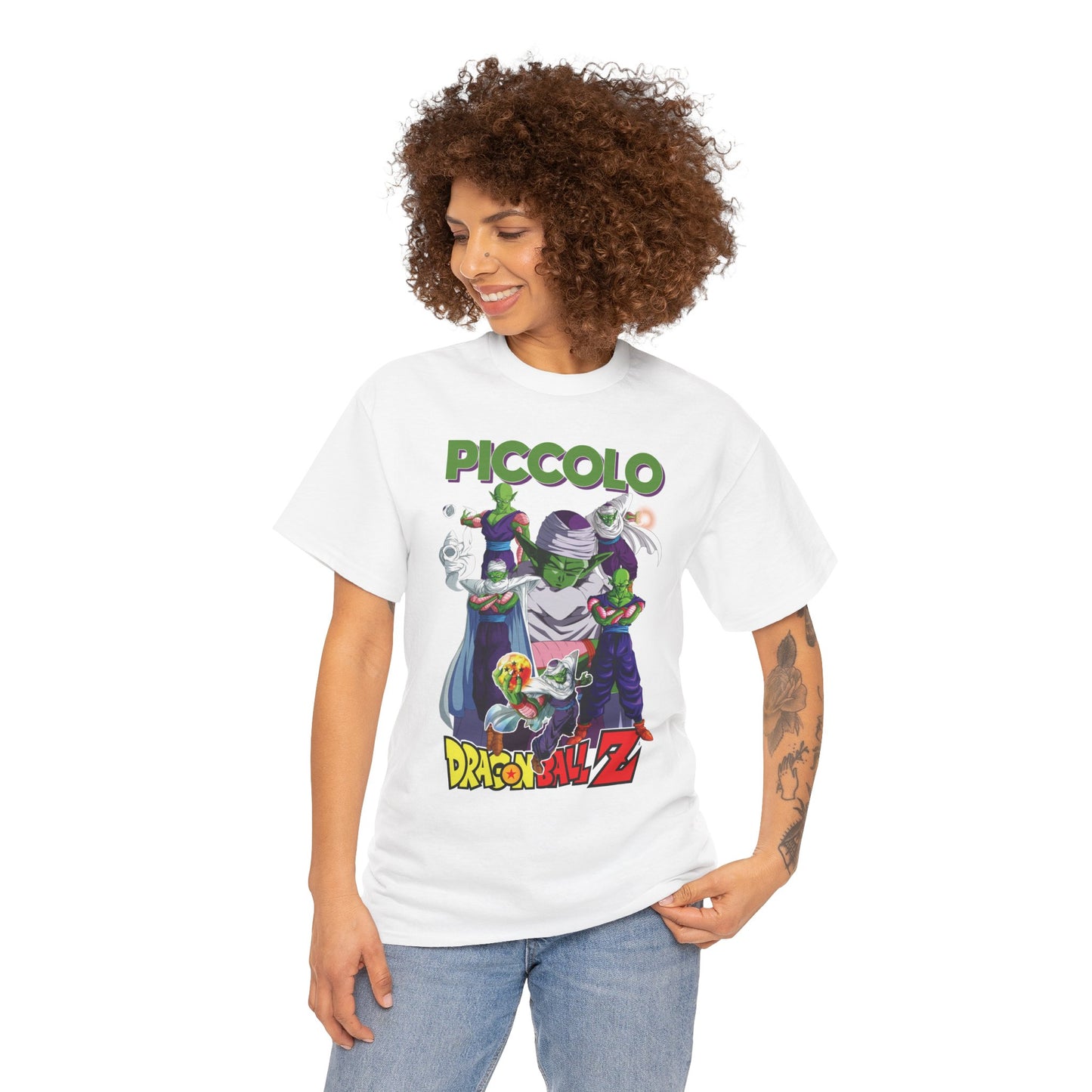 Piccolo “Namekian Pride” Unisex Heavy Cotton T-Shirt | Dragon Ball Z Streetwear Tee