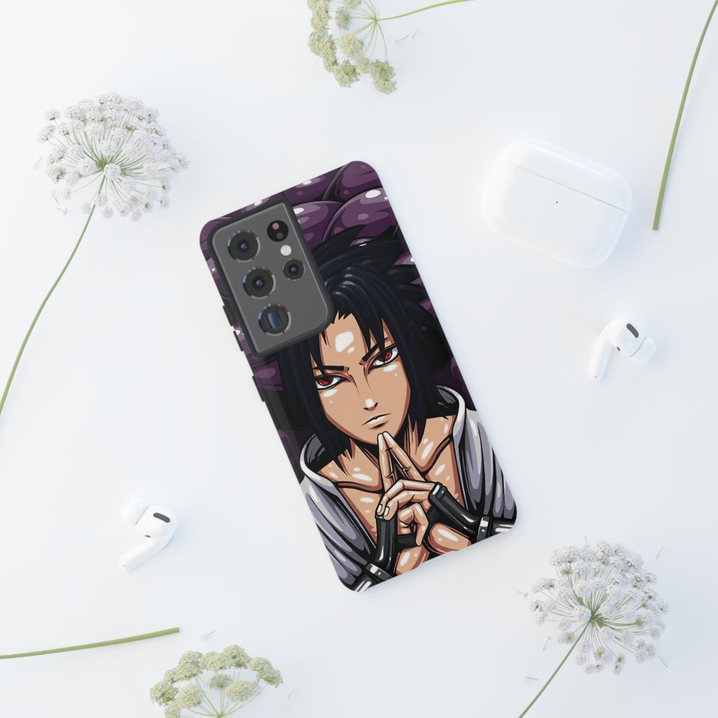 Sasuke Uchiha Mangekyou Sharingan Double Layered Phone Case