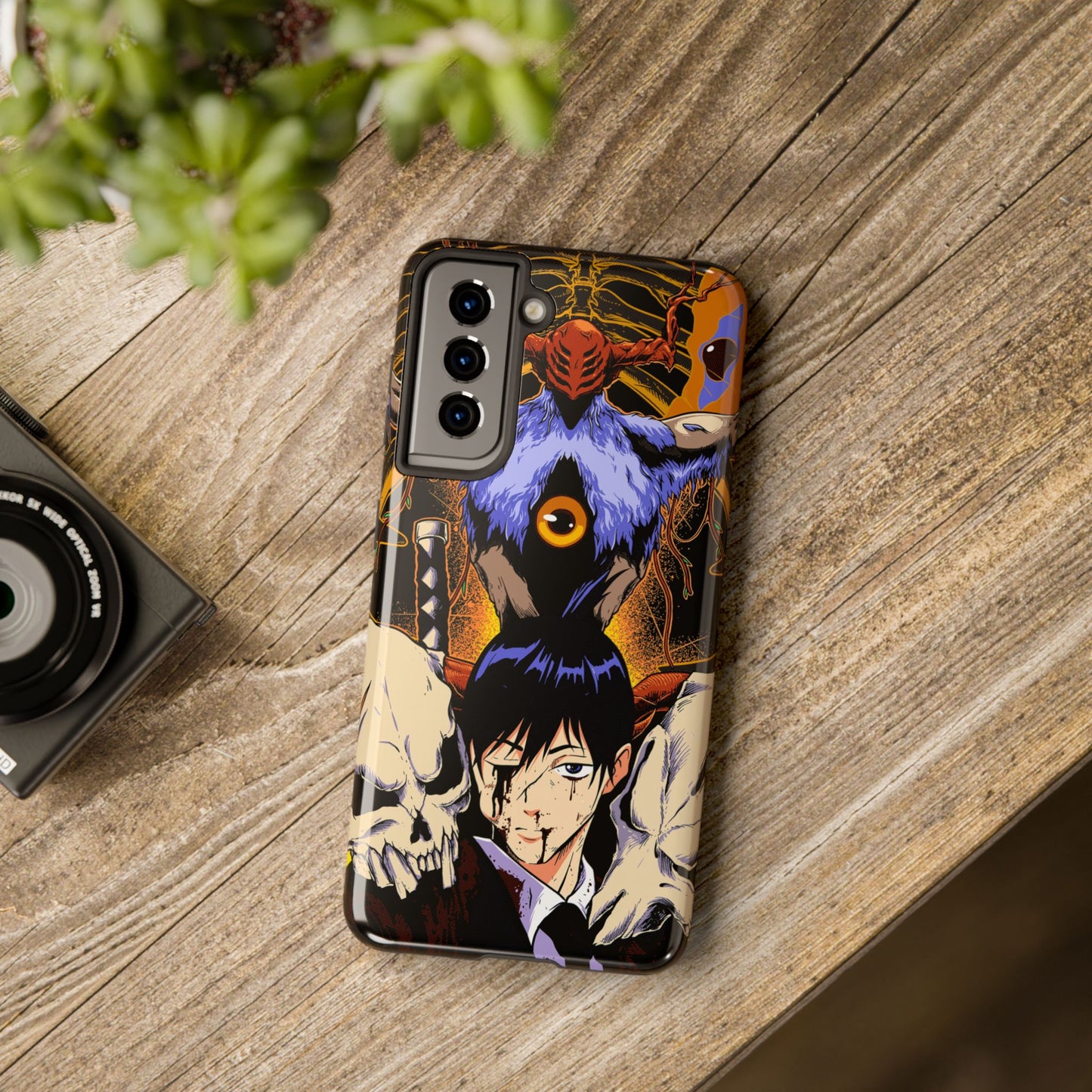 Aki x Future Devil Double Layered Phone Case | Chainsaw Man-Inspired Protective Anime Case