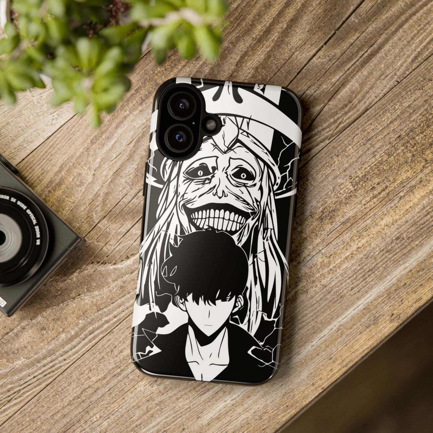 Sung Jinwoo vs Statue of God III Double Layered Phone Case