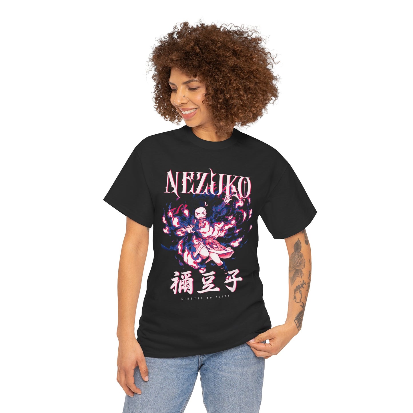 Nezuko Exploding Blood T-Shirt | Demon Slayer Anime Streetwear Tee