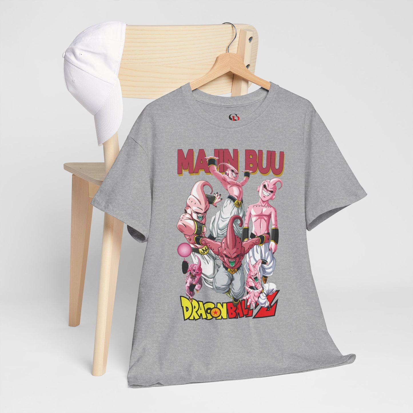 Majin Buu Unisex Heavy Cotton T-Shirt | Dragon Ball Z-Inspired Anime Tee