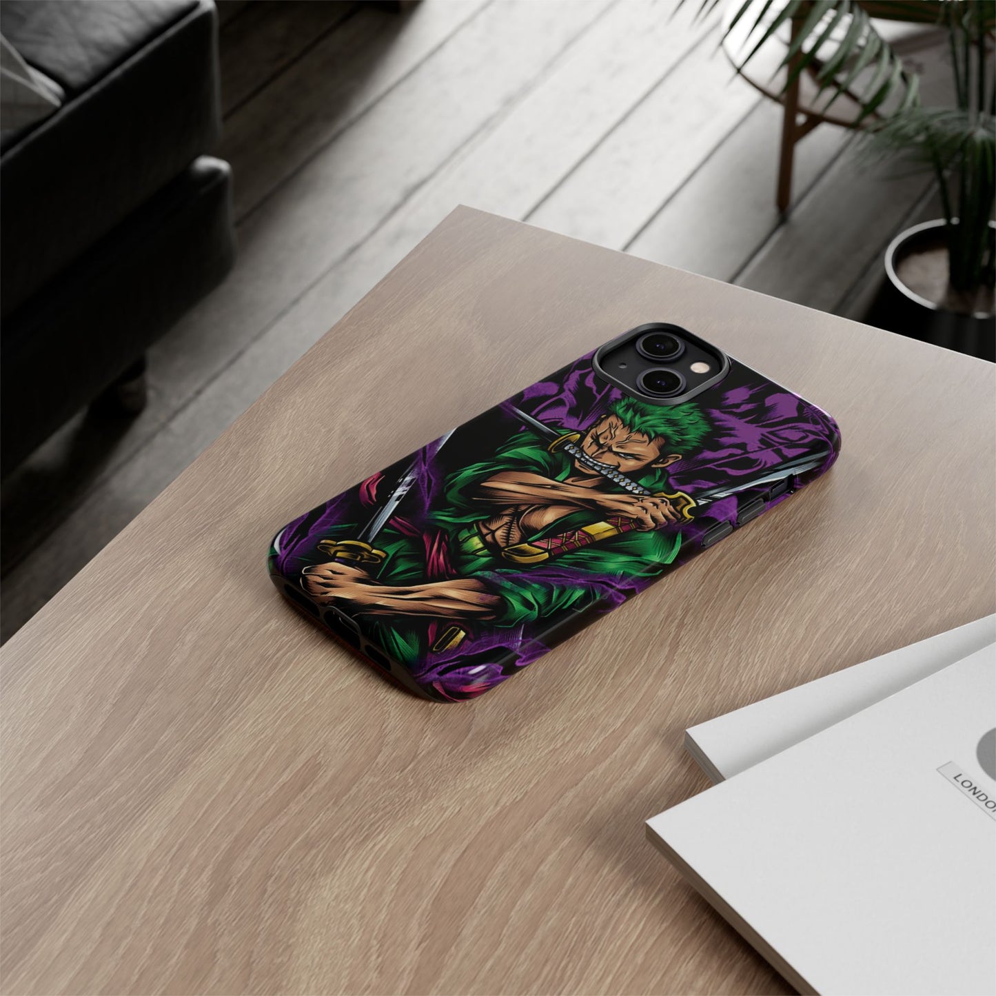 Demon Aura Zoro Double Layered Phone Case