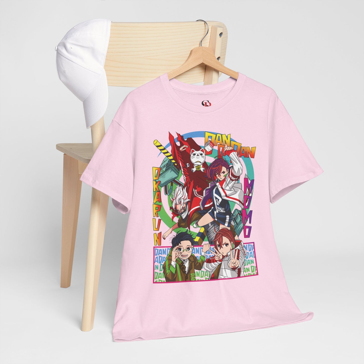 Okarun x Momo Unisex Heavy Cotton T-Shirt | Dandadan Anime Streetwear Tee