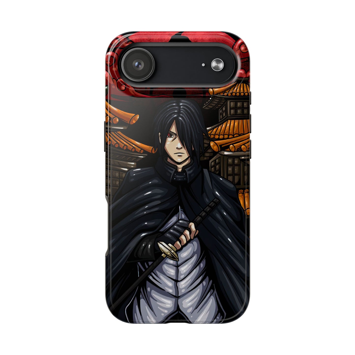 Sasuke Uchiha Infinite Tsukuyomi Phone Case | Anime-Inspired Protective Case | Mangekyo Sharingan Uchiha iPhone & Samsung Cover | Otaku Manga Case