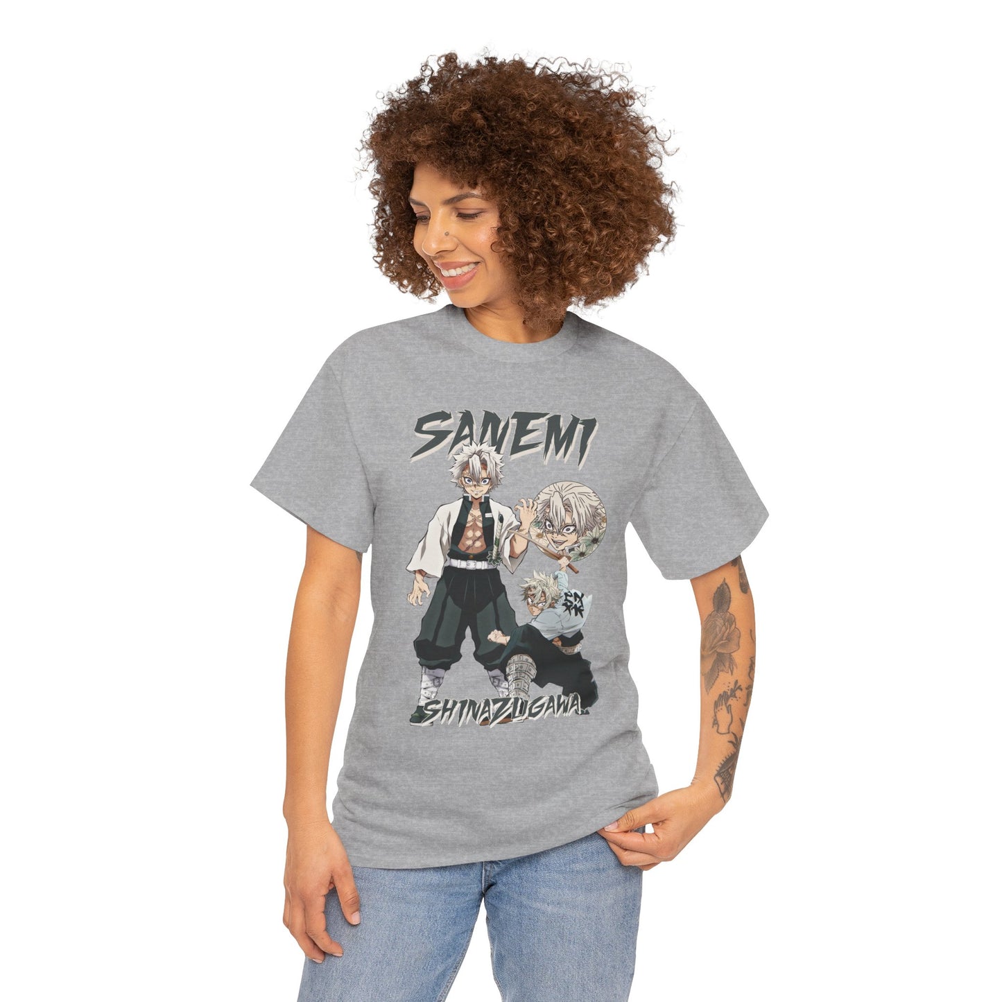 Sanemi Shinazugawa Wind Hashira T-Shirt | Demon Slayer Anime Streetwear Tee