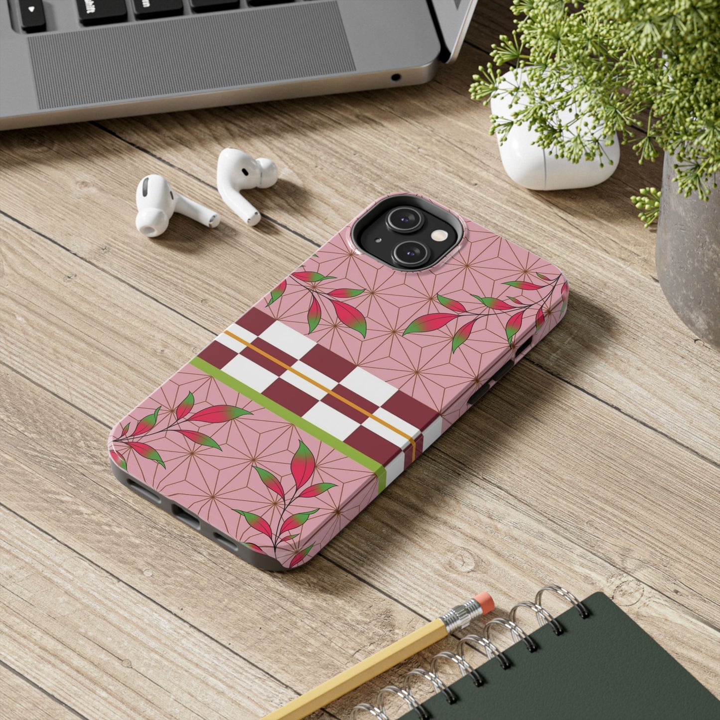 Demon Flower Haori Double Layered Phone Case