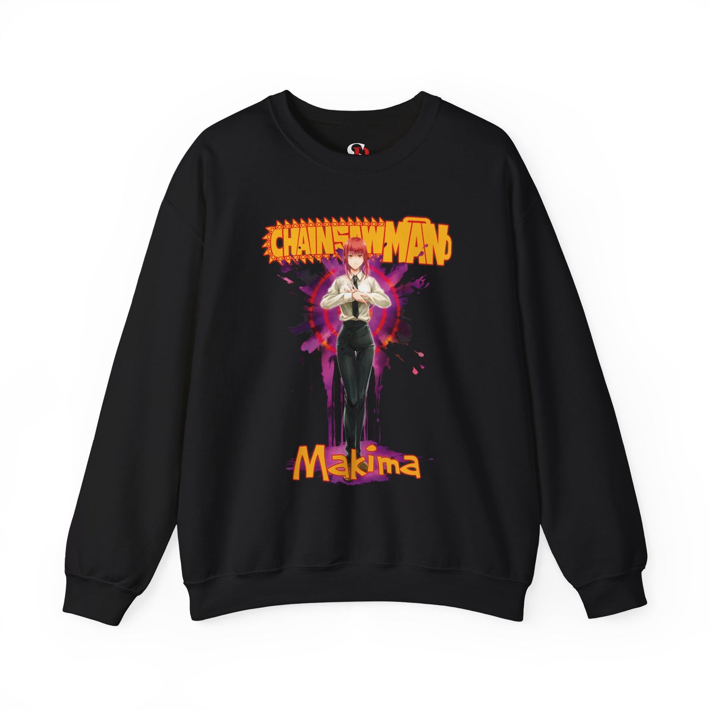 Control Devil Makima Unisex Heavy Blend Crewneck Sweatshirt | Chainsaw Man Anime Pullover