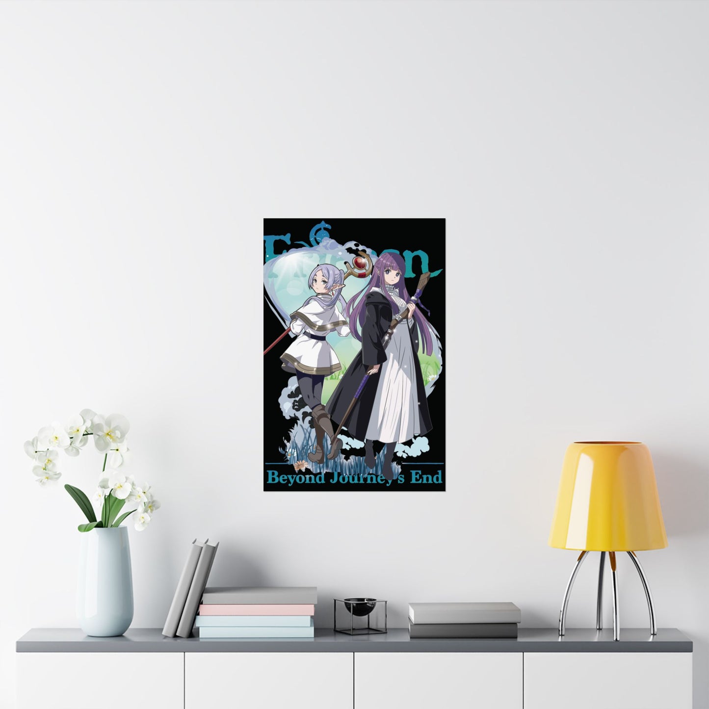 Frieren: Beyond Journey’s End Matte Vertical Poster | Frieren & Fern Anime Wall Art