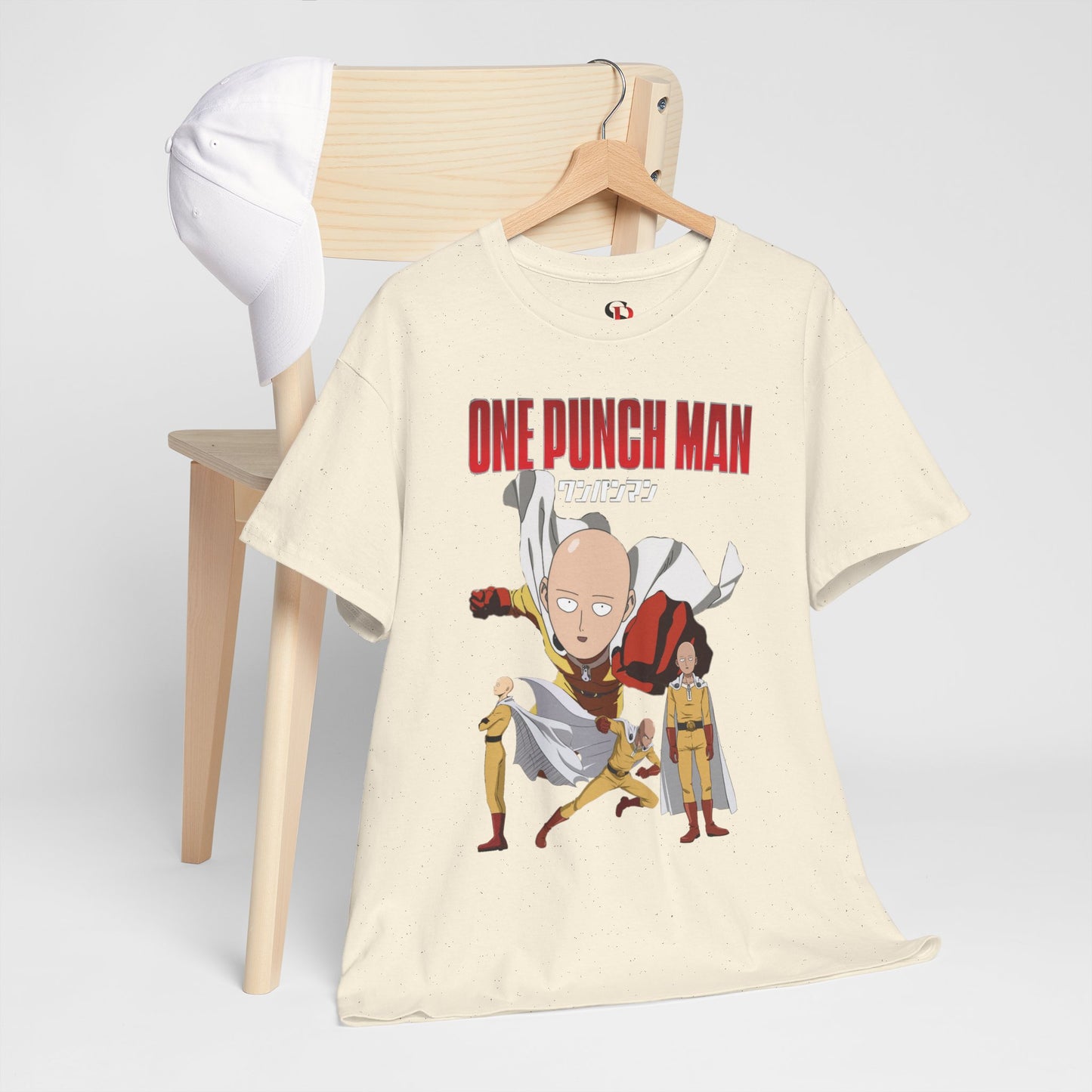 Saitama Unisex Heavy Cotton T-Shirt | One Punch Man Anime Graphic Tee