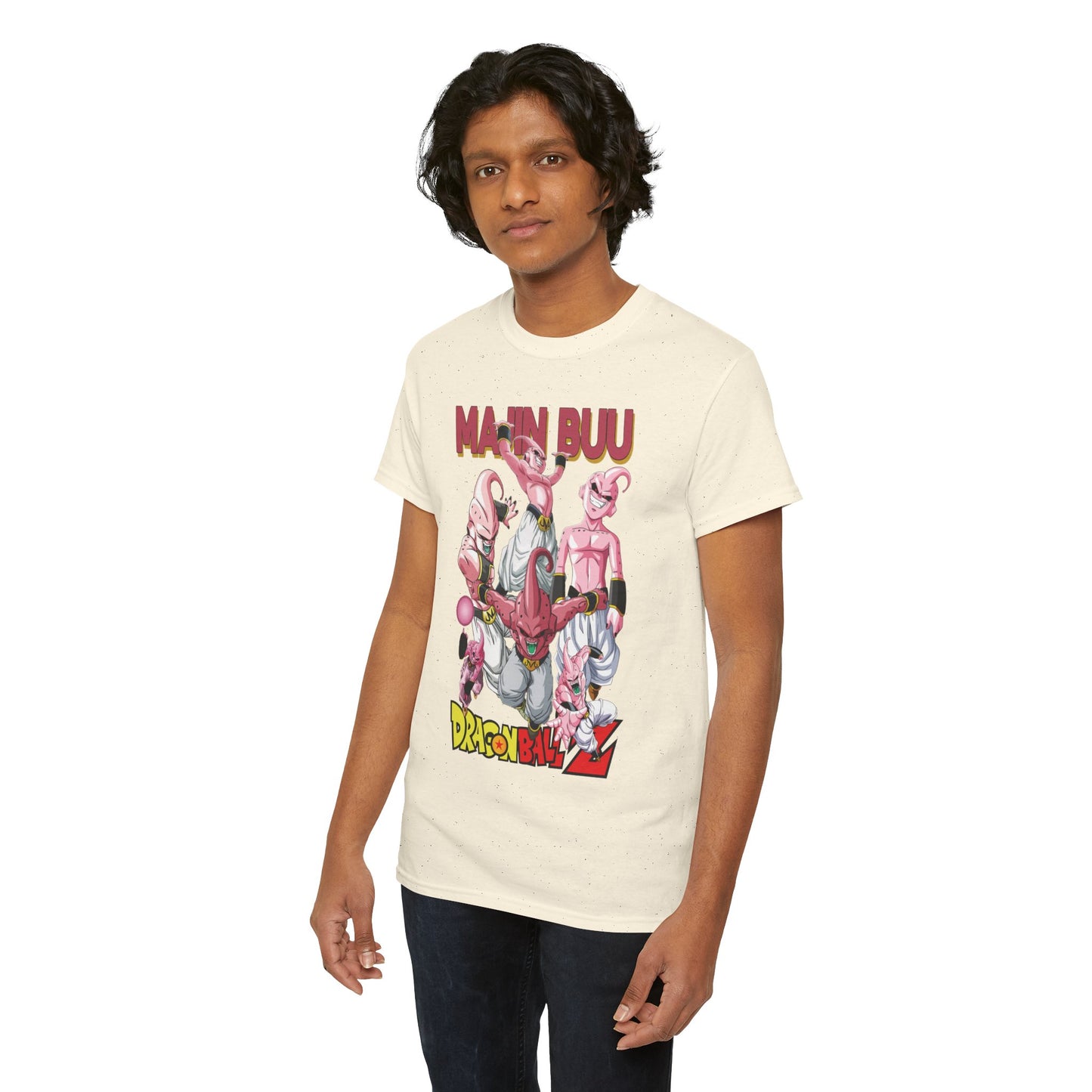 Majin Buu Unisex Heavy Cotton T-Shirt | Dragon Ball Z-Inspired Anime Tee