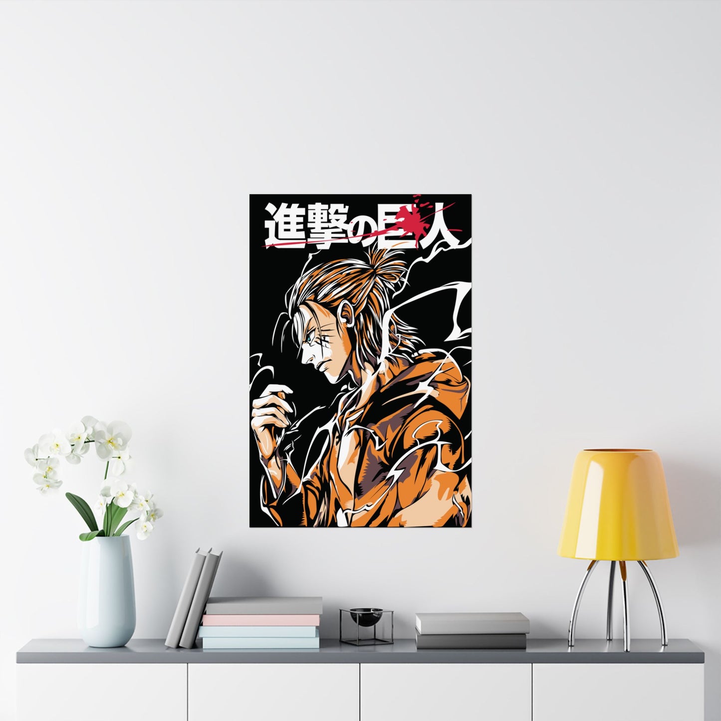 Eren Yeager Matte Vertical Poster | Attack on Titan Anime Wall Art