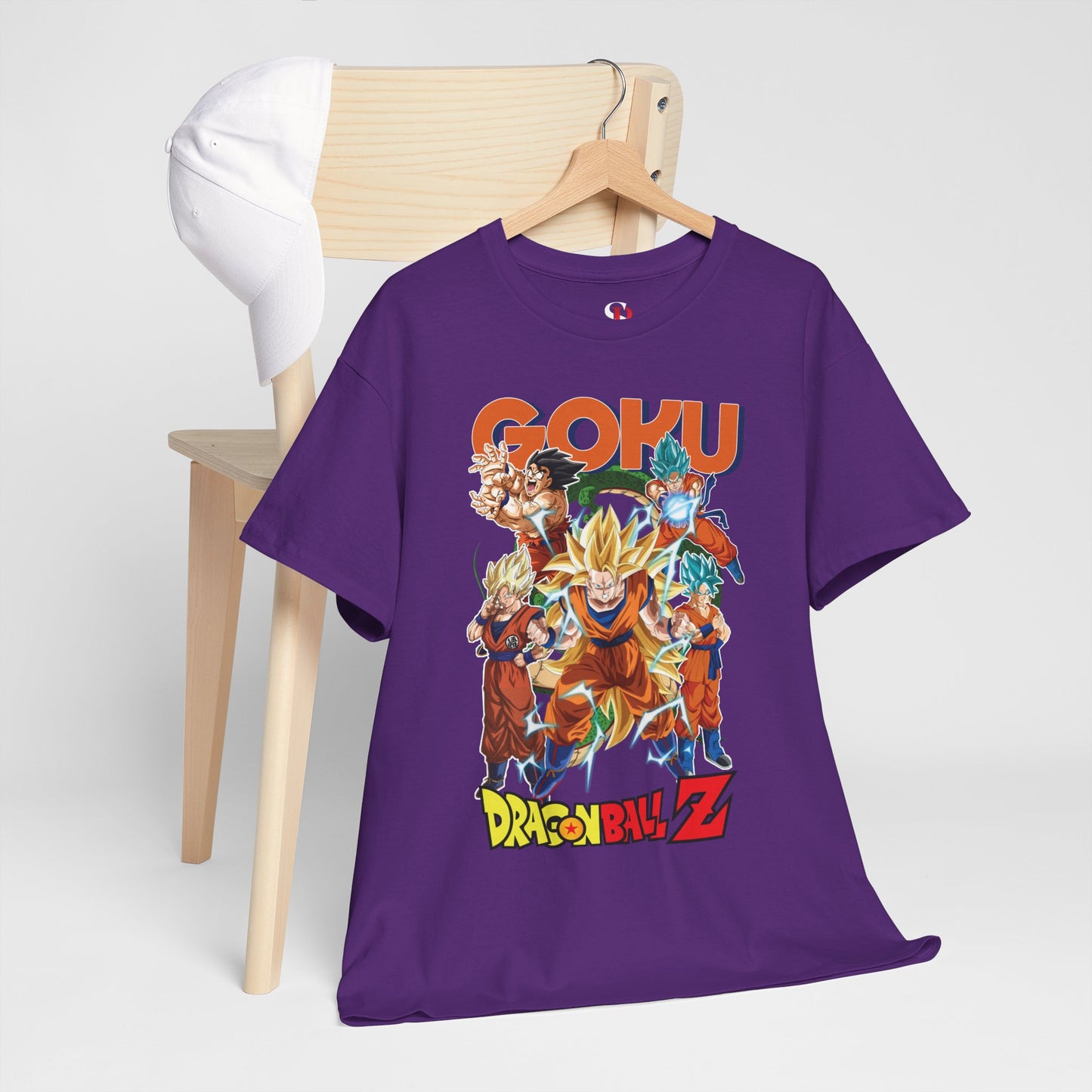Goku “Legacy of Power” Unisex Heavy Cotton T-Shirt | Dragon Ball Z Streetwear Tee