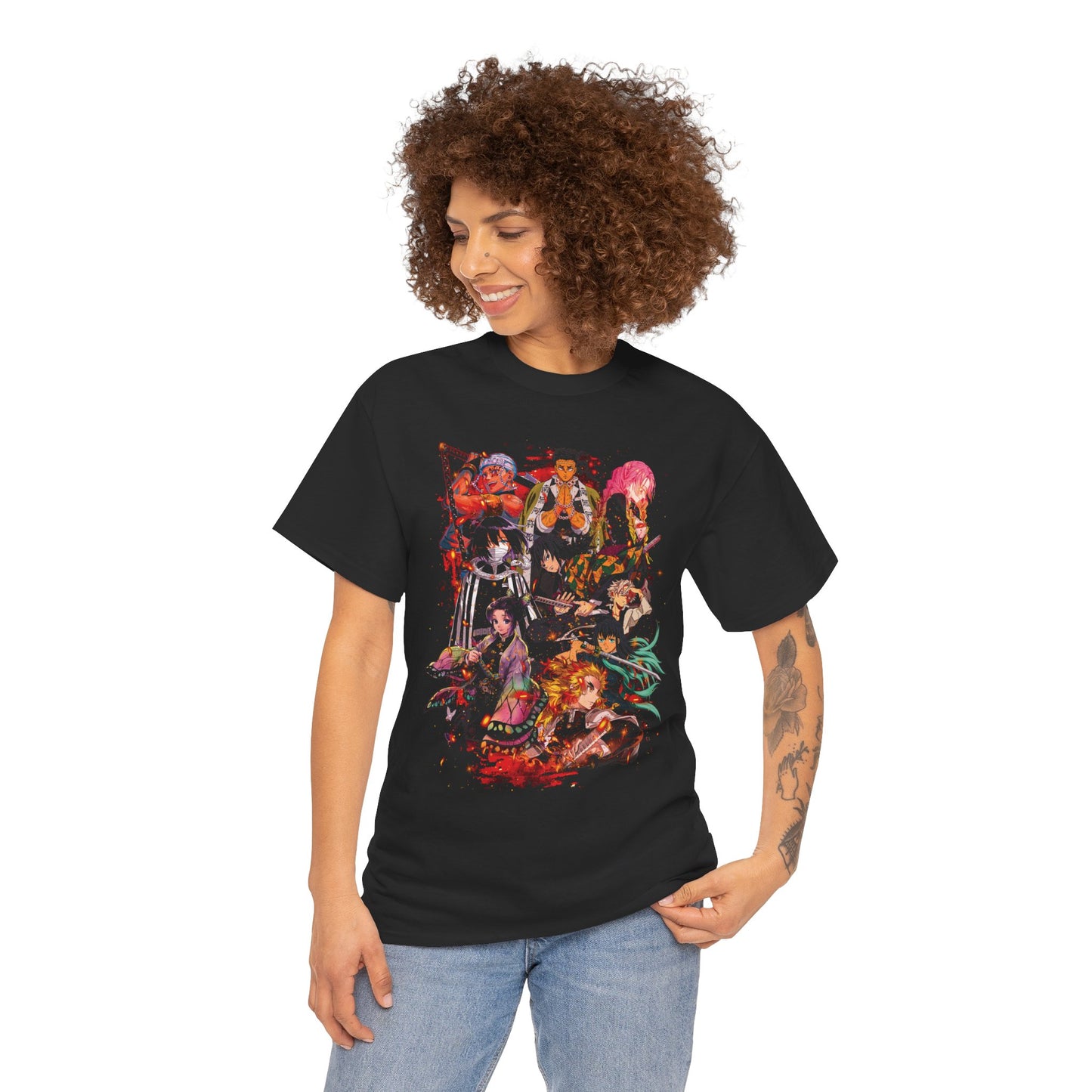 Hashira Collage T-Shirt | Demon Slayer Anime Streetwear Tee