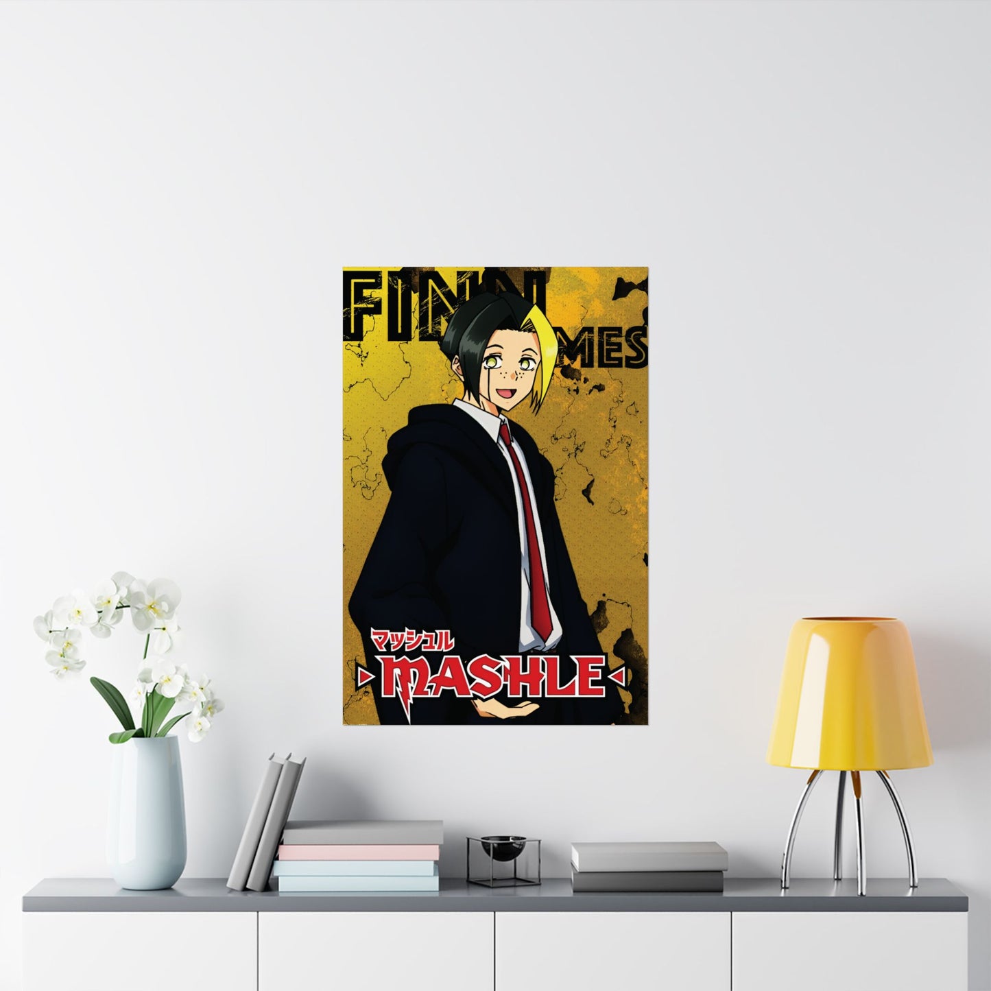 Finn Ames Matte Vertical Poster | Mashle: Magic and Muscles Anime Wall Art