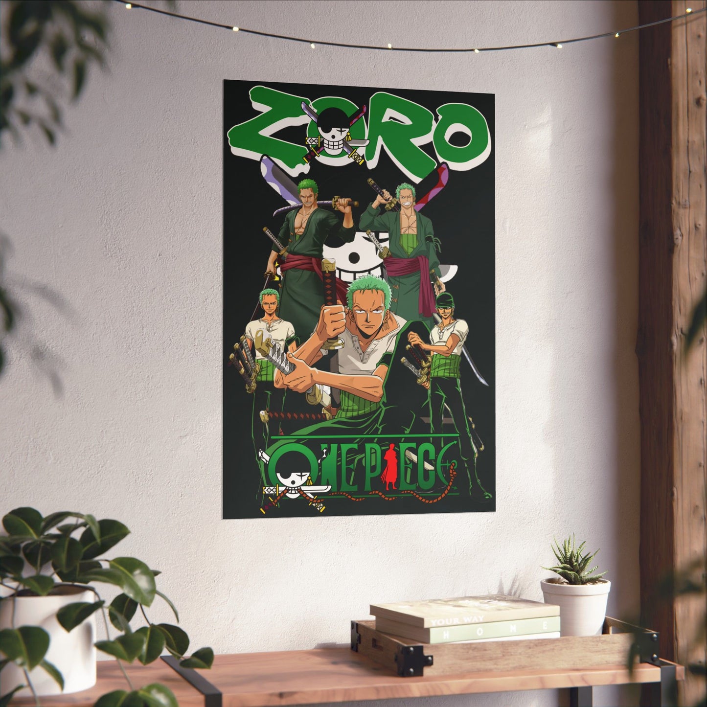 Zoro “King of Swords” Matte Vertical Poster | One Piece Anime Wall Art