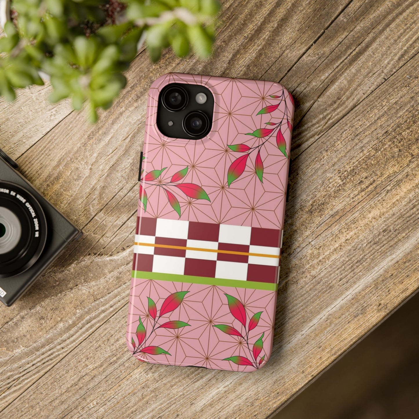 Demon Flower Haori Double Layered Phone Case
