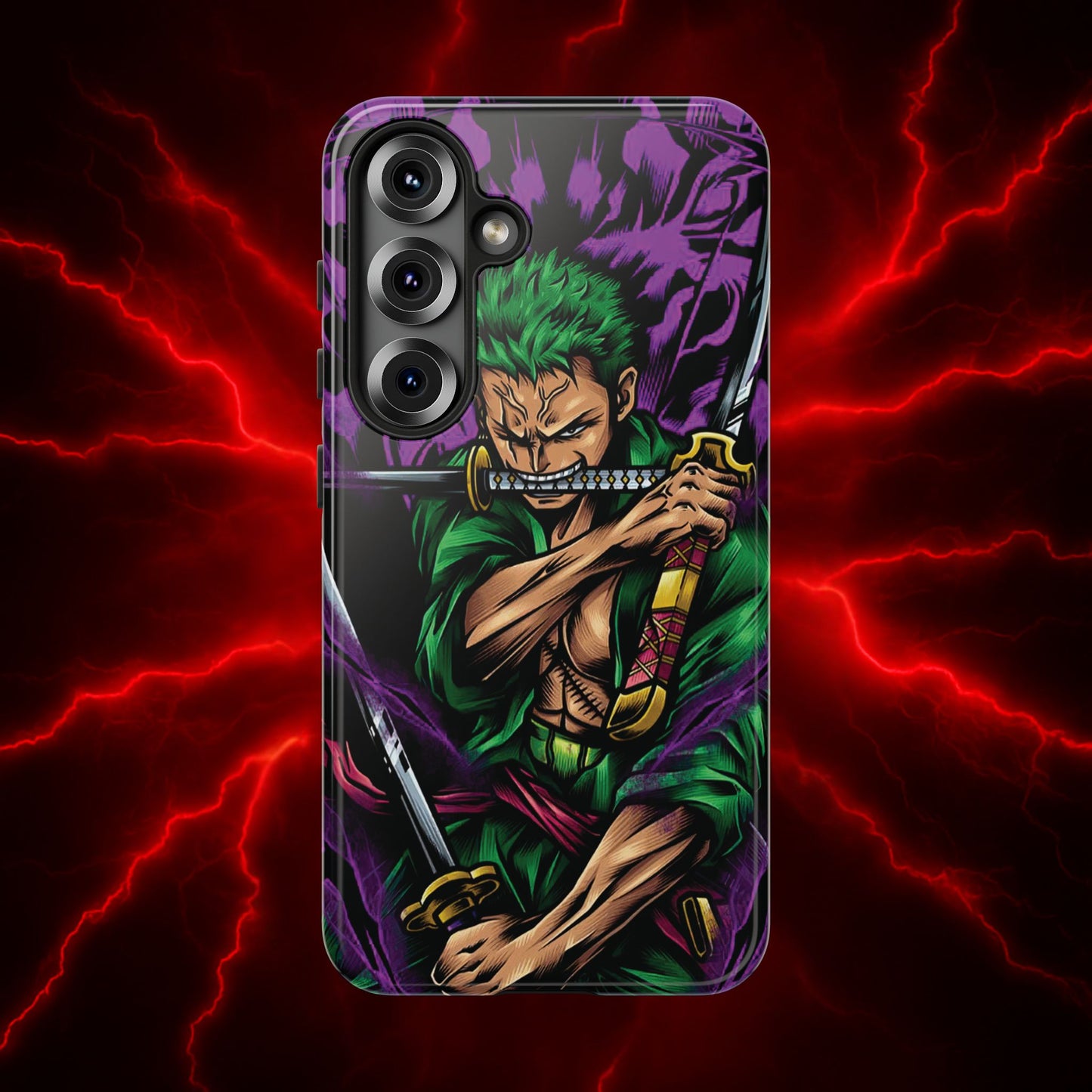 Demon Aura Zoro Double Layered Phone Case