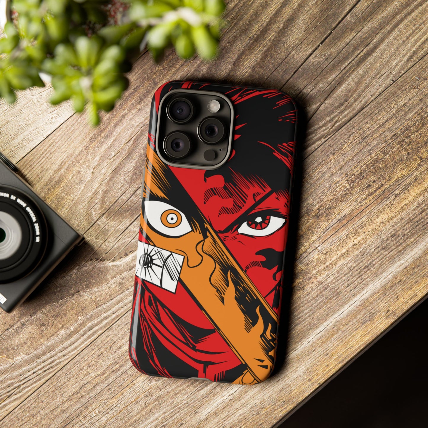 Tanjiro Kamado Slayer Mark Phone Case | Demon Slayer-Inspired Double Layered Protective Case