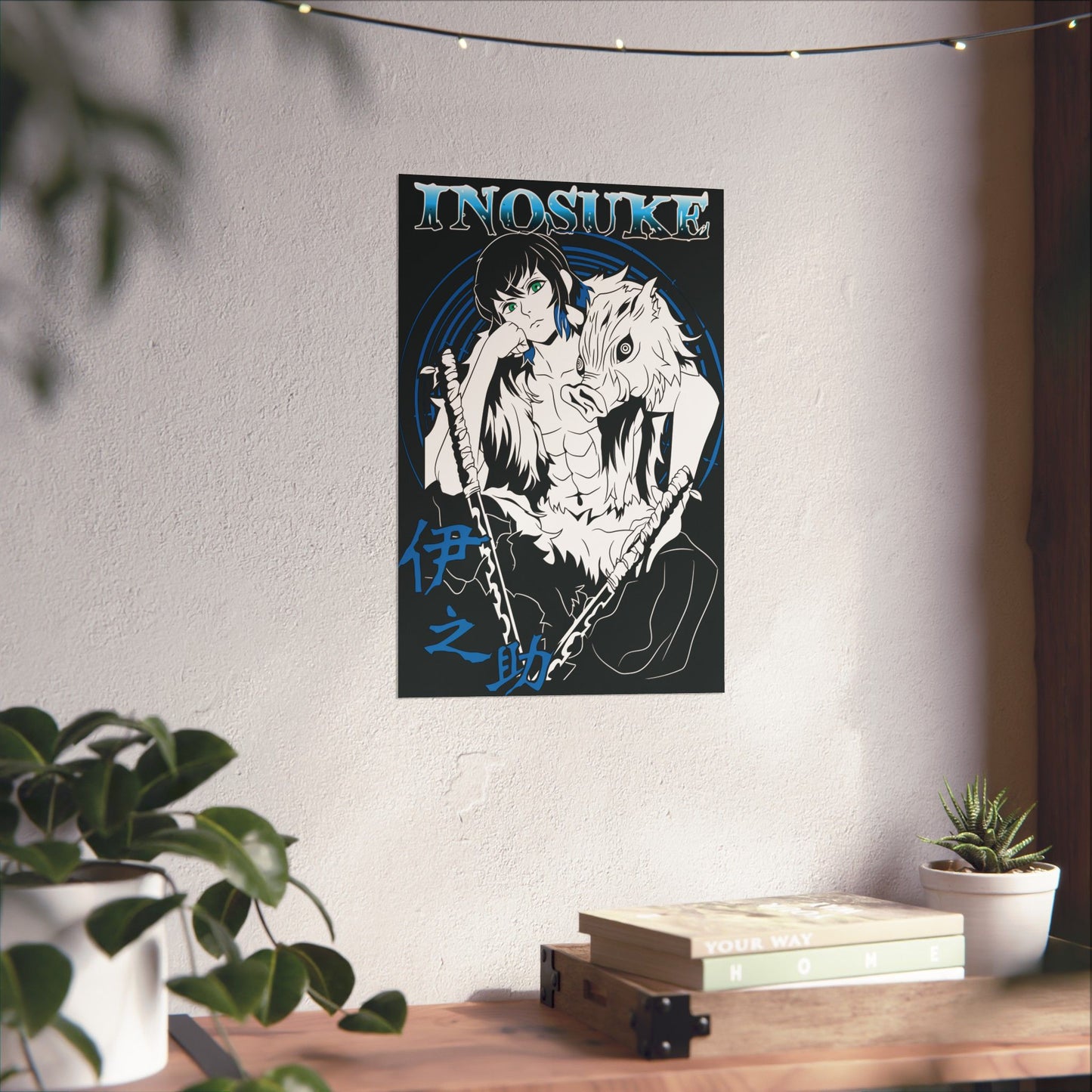 Inosuke Poster | Demon Slayer Matte Vertical Wall Art