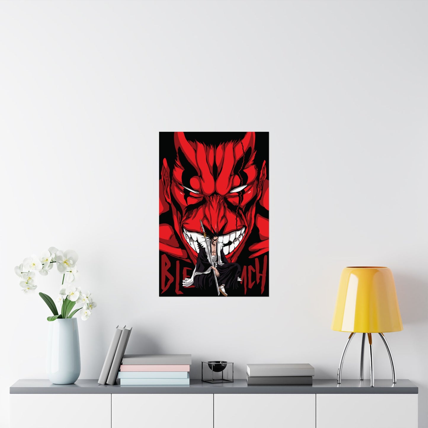 Zaraki Kenpachi Matte Vertical Poster | Bleach Anime Wall Art