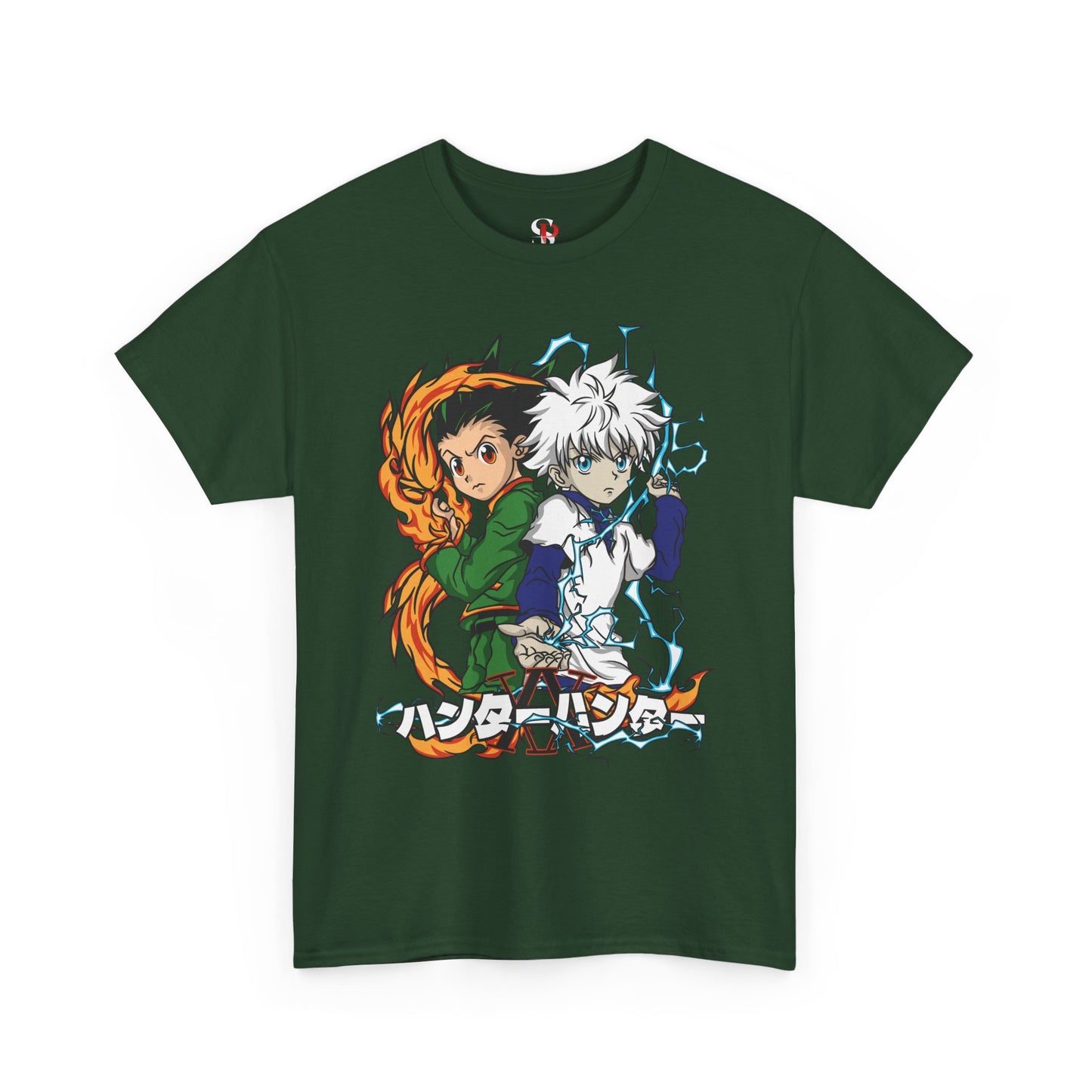 Gon and Killua Duo Unisex Heavy Cotton T-Shirt | Hunter x Hunter Anime Tee