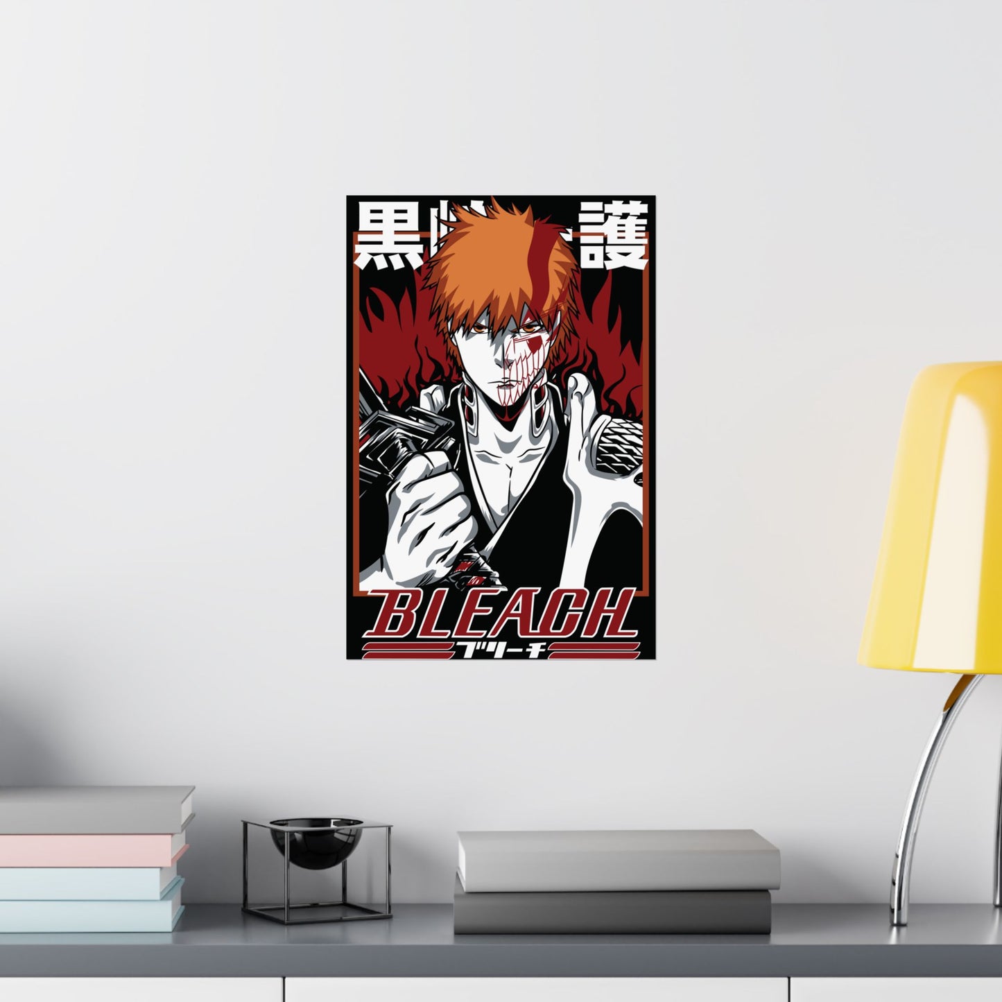 Ichigo Vizard Awakening Matte Vertical Poster | Bleach Anime Wall Art