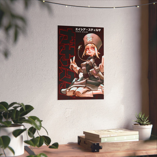 Eisha Stilza Matte Vertical Poster | Anime-Inspired Wall Art Manga Decor
