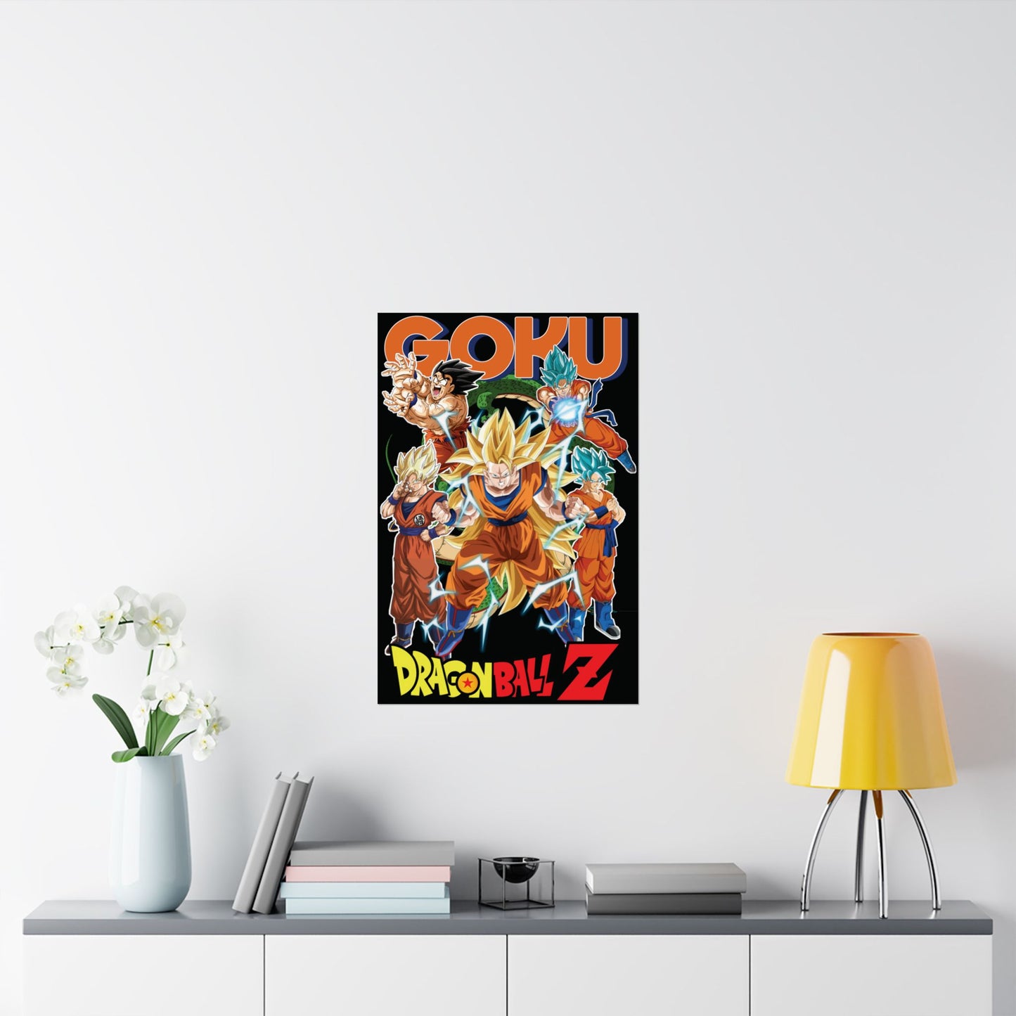 Goku “Legacy of Power” Matte Vertical Poster | Dragon Ball Z Anime Wall Art