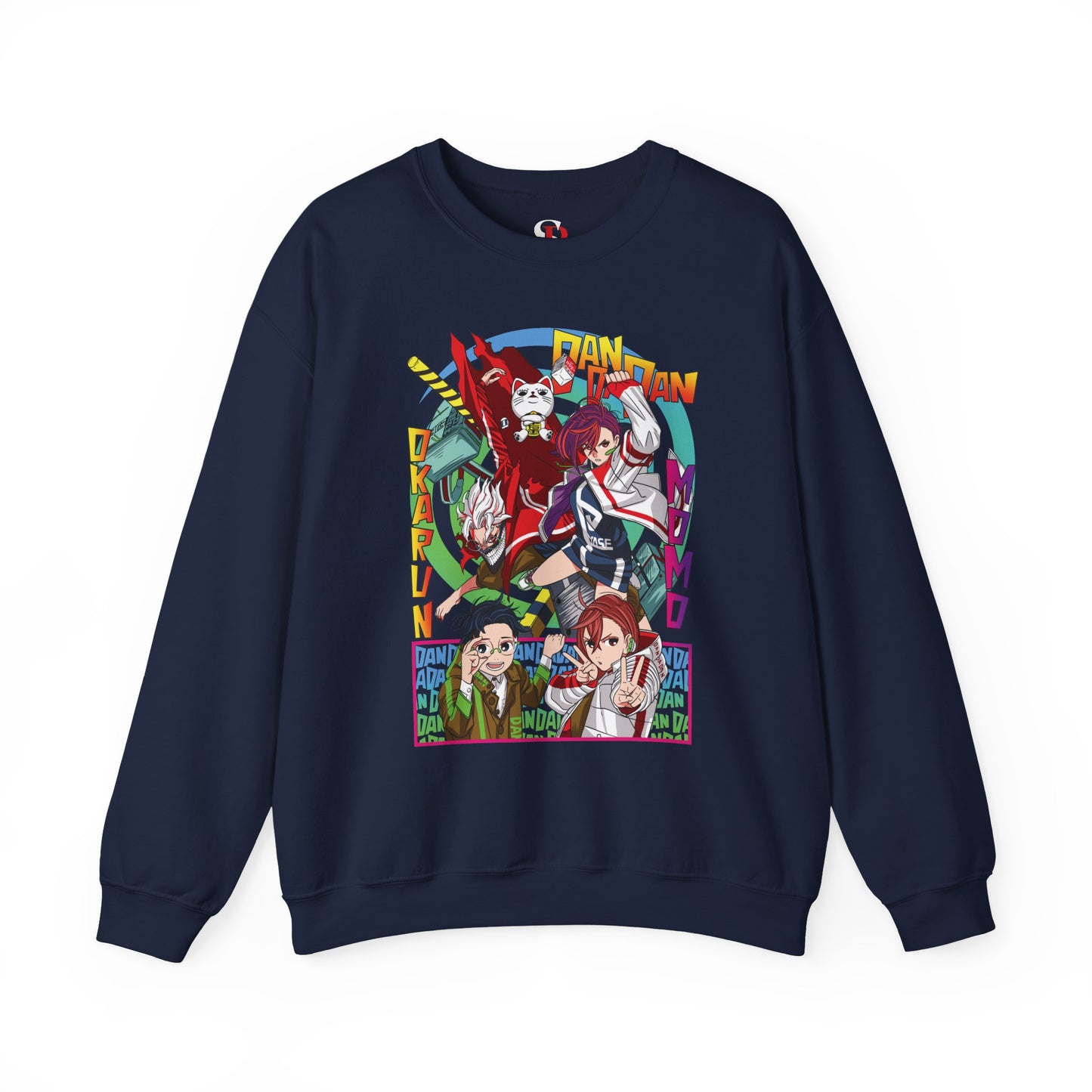 Okarun x Momo Unisex Heavy Crewneck | Dandadan Anime Streetwear Sweatshirt