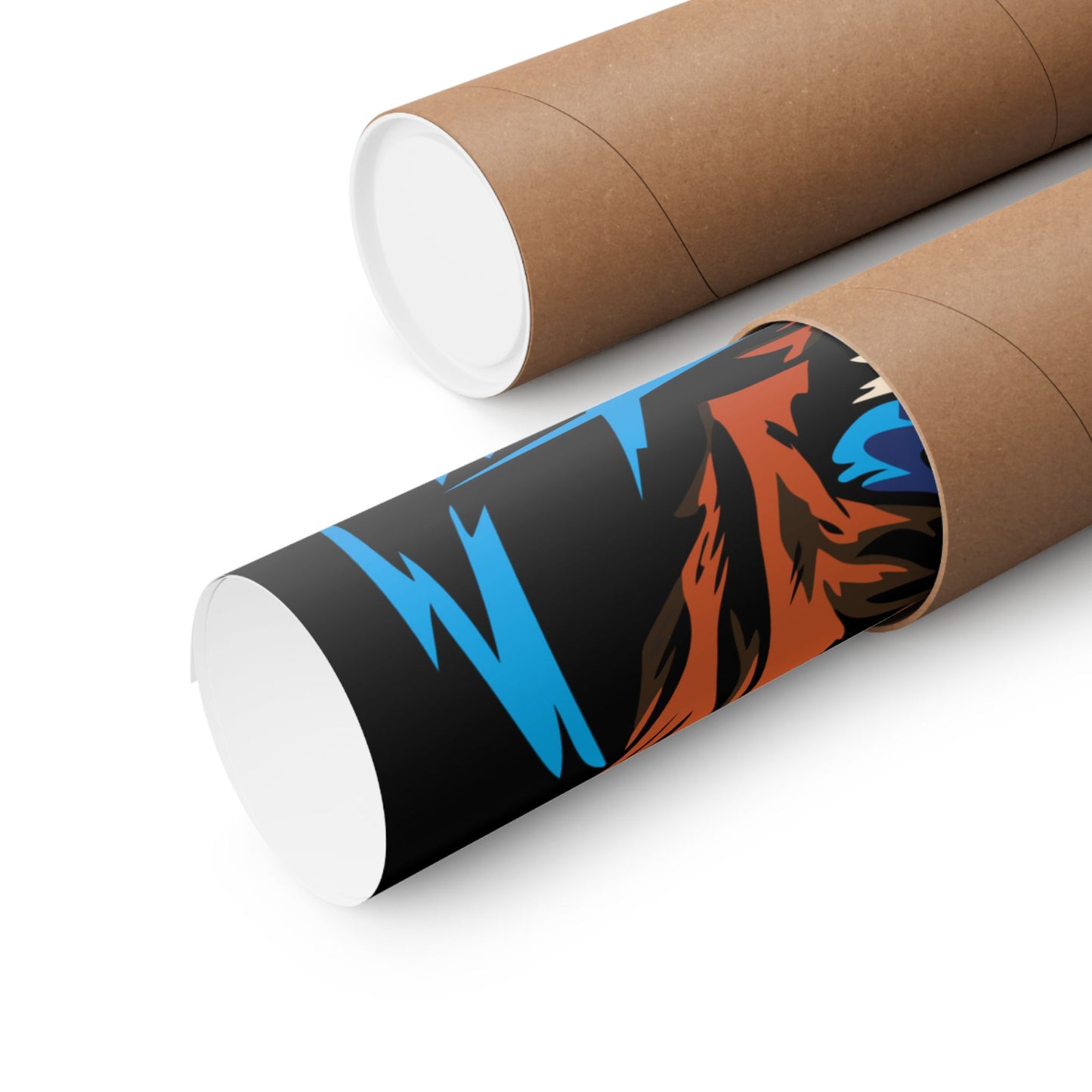 Super Saiyan Blue Goku Kamehameha Matte Vertical Poster