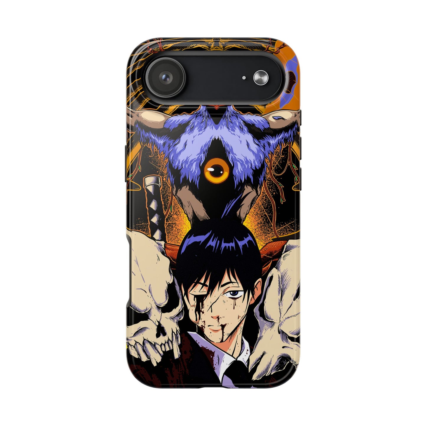 Aki x Future Devil Double Layered Phone Case | Chainsaw Man-Inspired Protective Anime Case