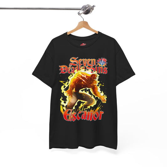 Lion Sin of Pride Escanor Unisex Heavy Cotton T-Shirt | Anime-Inspired Graphic Streetwear Tee