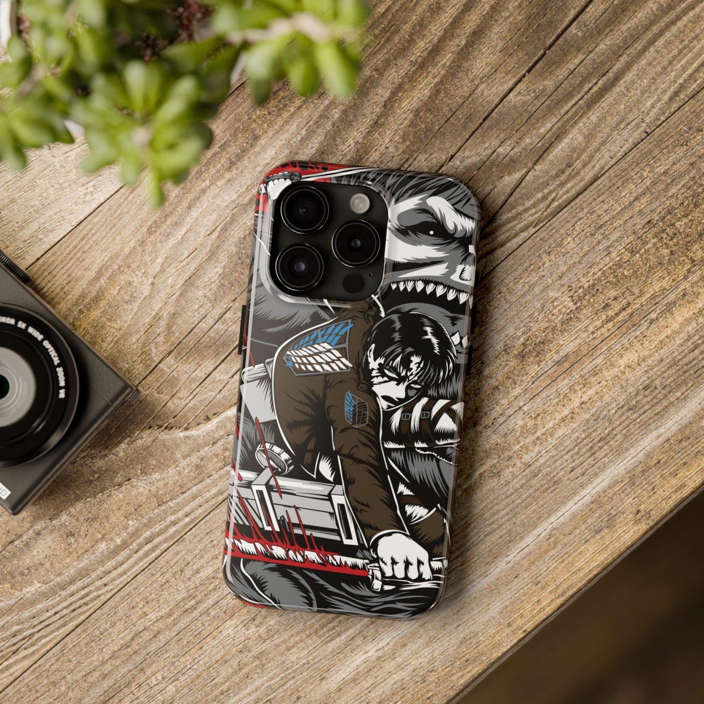 Levi vs Beast Titan Double Layered Phone Case | Attack on Titan-Inspired Protective Anime Case