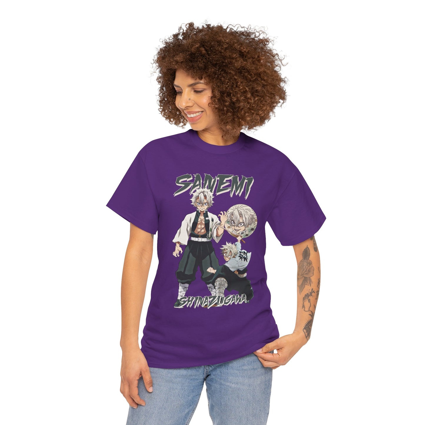 Sanemi Shinazugawa Wind Hashira T-Shirt | Demon Slayer Anime Streetwear Tee
